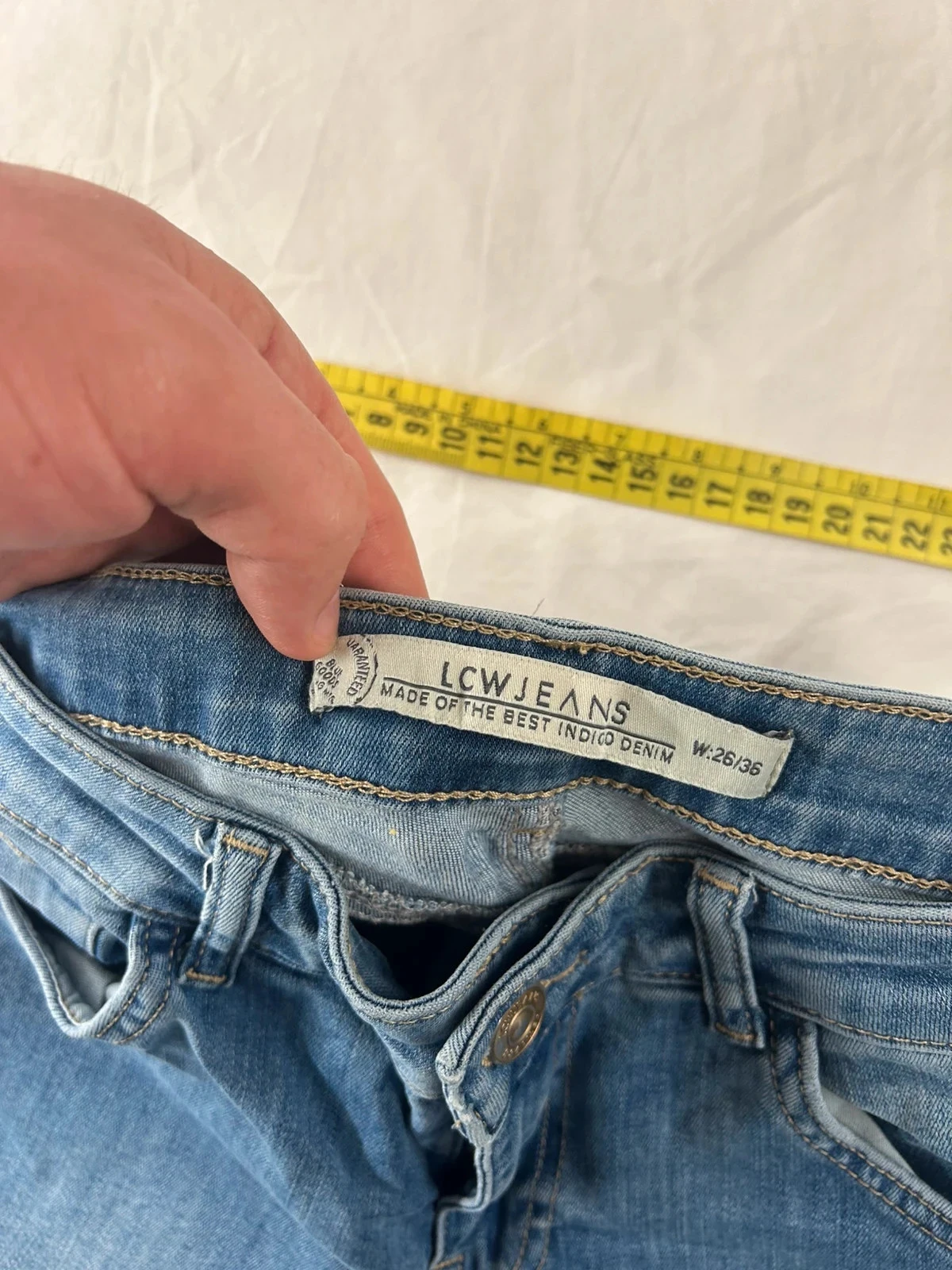 High-waisted blue jeans LCW Jeans w26 l36 – photo 8